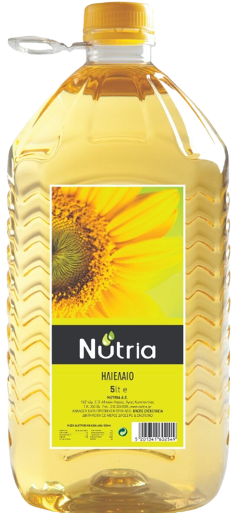 NUTRIA ηλιέλαιο 5lt – Σπορέλαιο