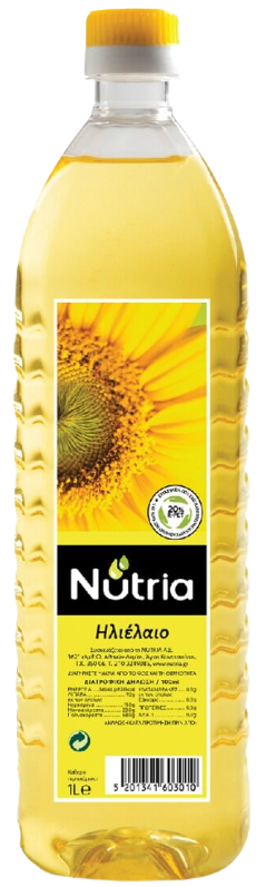 NUTRIA ηλιέλαιο 1lt – Σπορέλαιο