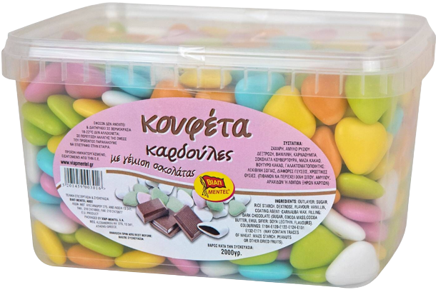 ΒΙΑΠ κουφέτα καρδούλες Νο500 2kg – Βιάπ