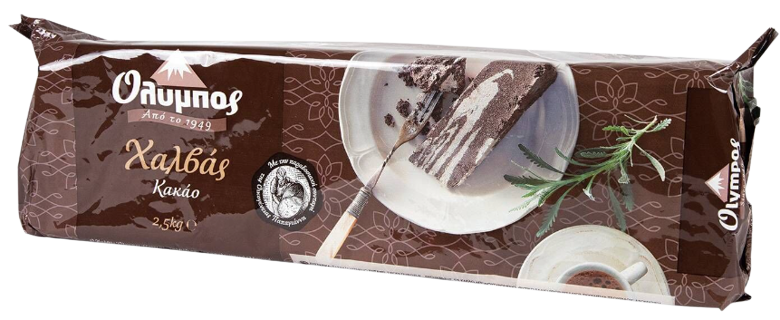 ΟΛΥΜΠΟΣ χαλβάς με κακάο 2,5kg – Όλυμπος – Παραδοσιακά Γλυκά
