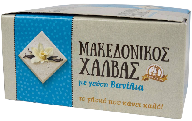 ΑΦΟΙ ΧΑΙΤΟΓΛΟΥ Μακεδονικός χαλβάς με βανίλια 16x40gr – Αφοι Χαΐτογλου – Παραδοσιακά Γλυκά