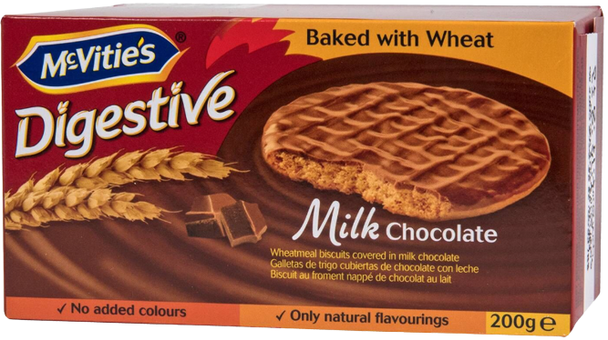 MCVITIE'S μπισκότα digestive με σοκολάτα 200gr