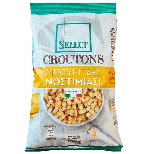 SELECT κρουτόν 150gr – Αρτοσκευάσματα