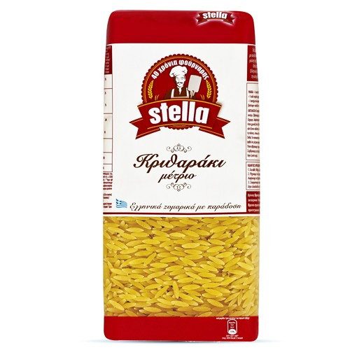 STELLA ζυμαρικά κριθαράκι μέτριο 500gr