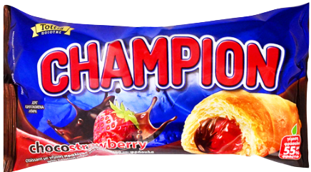 TOTTIS champion κρουασάν με κρέμα σοκολάτας και φράουλας 70gr – Κέικ, Τσουρέκια και Κρουασάν