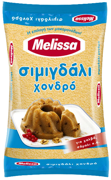 MELISSA σιμιγδάλι σκληρού σιταριού χονδρό 500gr – Ζυμαρικά