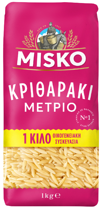 MISKO ζυμαρικά κριθαράκι μέτριο 1kg