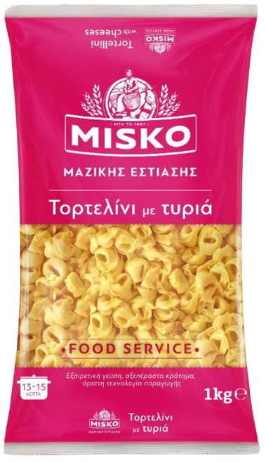 MISKO ζυμαρικά τορτελίνι με τυρί 1kg