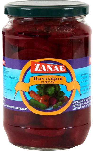 ΖΑΝΑΕ πατζάρια σε φέτες 700gr – Ζαναέ – Τρόφιμα Μακράς Συντήρησης