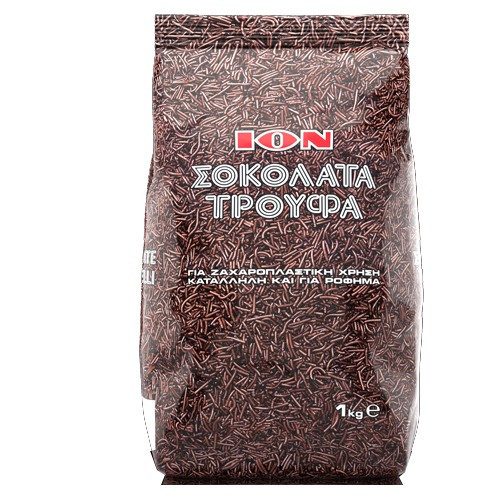 ΙΟΝ τρούφα σοκολάτας 1kg – Βρώσιμα Διακοσμητικά Ζαχαροπλαστικής