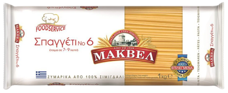 ΜΑΚΒΕΛ ζυμαρικά σπαγγέτι Νο6 1kg – Μάκβελ
