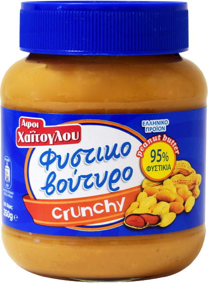 ΑΦΟΙ ΧΑΙΤΟΓΛΟΥ φυστικοβούτυρο crunchy 350gr – Αφοι Χαΐτογλου – Είδη Επάλειψης