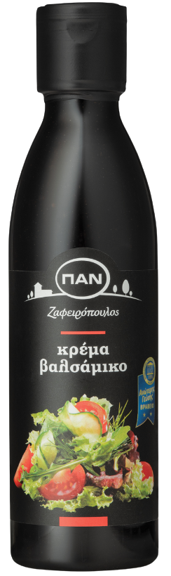 ΠΑΝ ΖΑΦΕΙΡΟΠΟΥΛΟΣ ξύδι κρέμα βαλσάμικο 250ml – Οξοποιία Ζαφειρόπουλος – Ξίδι