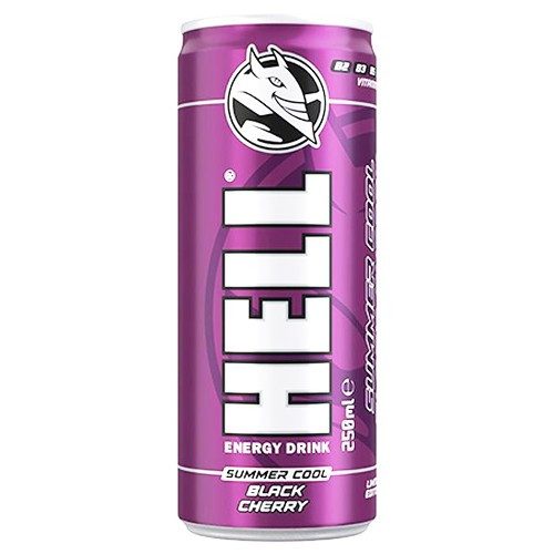 HELL ενεργειακό ποτό Black Cherry 500ml – Αναψυκτικά