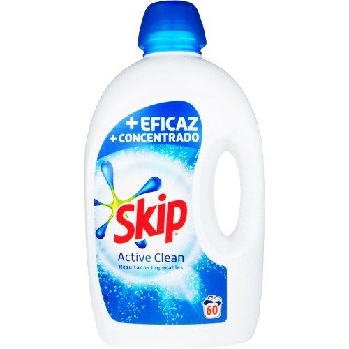 SKIP υγρό πλυντηρίου ρούχων active clean 60μεζ 3lt – Απορρυπαντικά Ρούχων