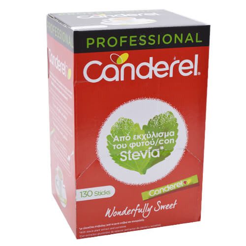 CANDEREL στέβια sticks 130τεμ – Ζάχαρη και Υποκατάστατα