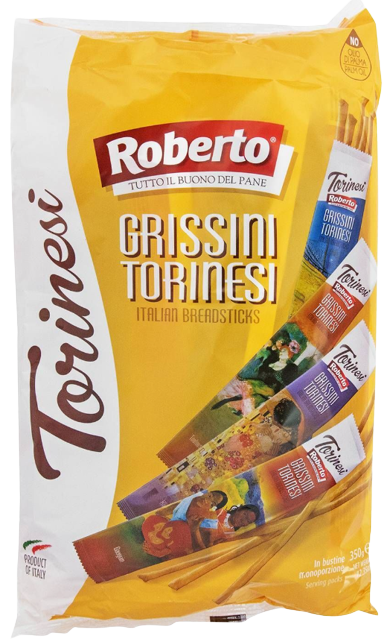 ROBERTO κριτσίνια grissini torinesi 350gr – Αρτοσκευάσματα