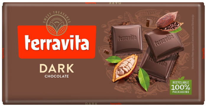 TERRAVITA σοκολάτα dark 100gr – Σοκολάτες