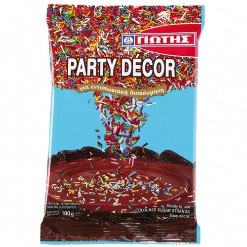 ΓΙΩΤΗΣ χρωματιστή τρούφα party decor 100gr – Γιώτης – Βρώσιμα Διακοσμητικά Ζαχαροπλαστικής