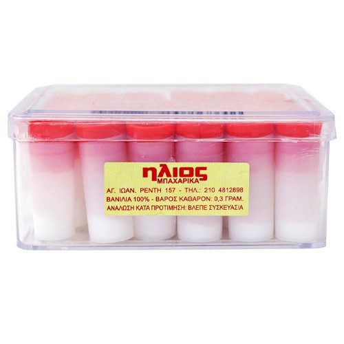 ΗΛΙΟΣ βανίλια 30x3gr – Ήλιος – Αρώματα και Γεύσεις Ζαχαροπλαστικής