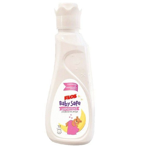 FLOS Baby Safe υγρό μαλακτικό ρούχων 15μεζ 750ml – Μαλακτικά Ρούχων