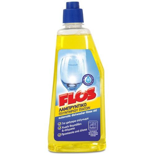 FLOS Candor υγρό λαμπρυντικό πλυντηρίου πιάτων 500ml – Συντήρηση Πλυντηρίου Πιάτων