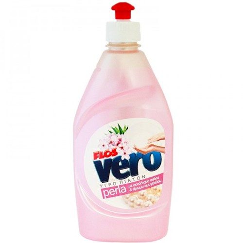 FLOS Vero υγρό πιάτων με αμύγδαλο 430ml – Υγρά Πιάτων