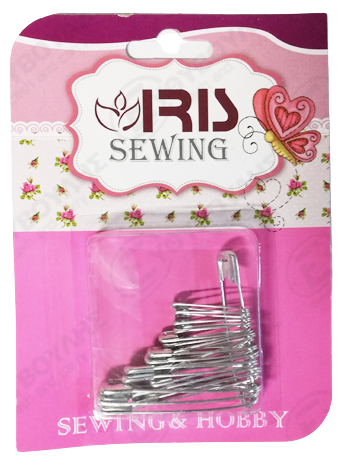 IRIS SEWING παραμάνες ανάμεικτες ασημί 20τεμ – Εργαλεία Ραπτικής