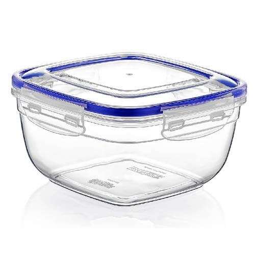 DUNYA PLASTIC φαγητοδοχείο τετράγωνο πλαστικό με ασφάλεια 1500ml – Δοχεία Φαγητού