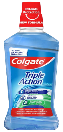 COLGATE στοματικό διάλυμα Triple Action 500ml – Στοματικά Διαλύματα