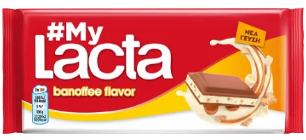 LACTA σοκολάτα banoffee 105gr – Σοκολάτες