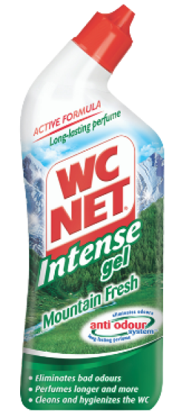 WC NET καθαριστικό λεκάνης gel mountain fresh 750ml – Καθαριστικά Μπάνιου