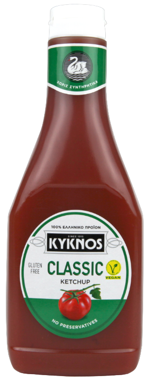 ΚΥΚΝΟΣ κέτσαπ πλαστικό 560gr – Κύκνος – Σάλτσες και Dressings