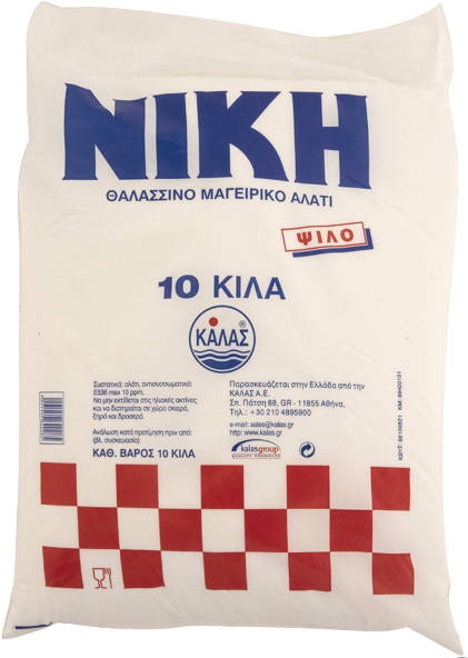 ΝΙΚΗ αλάτι ψιλό 10kg – Κάλας