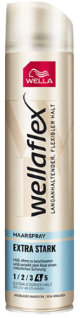 WELLAFLEX hair spray μαλλιών extra volume strong No4 250ml – Styling Spray Μαλλιών