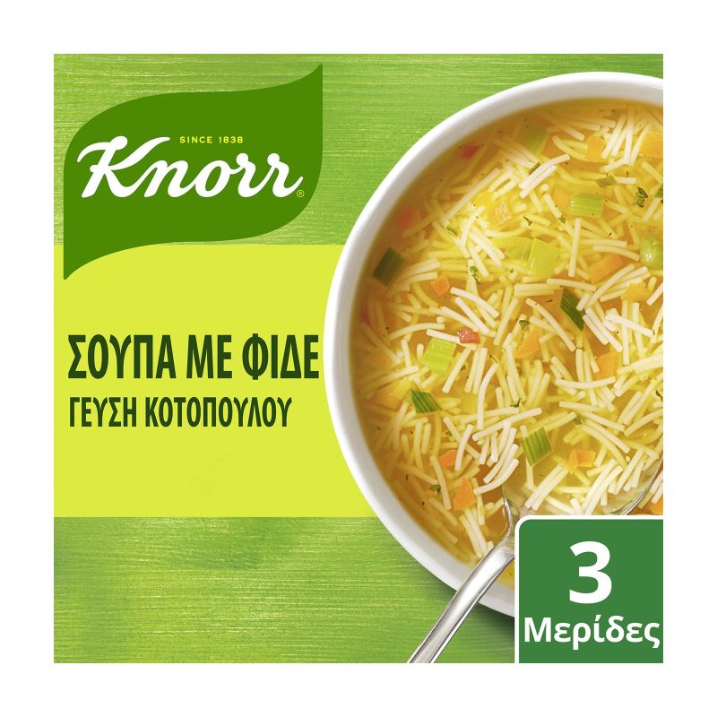 KNORR κοτόσουπα με φιδέ 69gr – Τρόφιμα Μακράς Συντήρησης