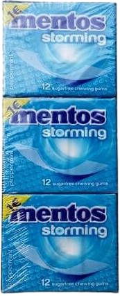 MENTOS τσίχλες stroming μέντα 12x33gr – Καραμέλες, Γλειφιτζούρια και Τσίχλες