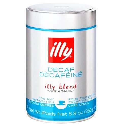 ILLY καφές espresso Decaf αλεσμένος 250gr – Καφέδες