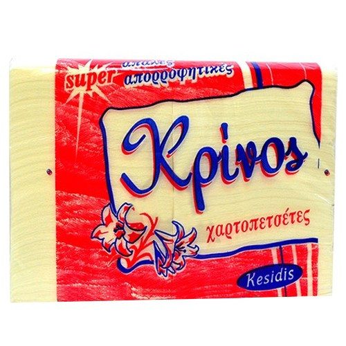 KRINOS χαρτοπετσέτες εστιατορίου λευκές 28x28cm 400τεμ – Χαρτοπετσέτες και Κουβέρ Εστίασης