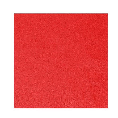 KRINOS χαρτοπετσέτες πολυτελείας κόκκινες 24x24cm 667τεμ – Χαρτοπετσέτες και Κουβέρ Εστίασης