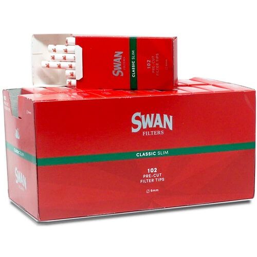 SWAN φιλτράκια classic slim κόκκινα 20x102τεμ – Φιλτράκια Στριφτού