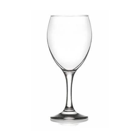 UNIGLASS ποτήρι γυάλινο κρασιού alexander 24,5cl 6τεμ 93507 – Ποτήρια