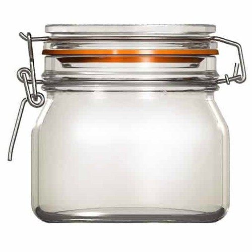 UNIGLASS βάζο γυάλινο με καπάκι econ 200ml 22502 – Δοχεία και Βάζα Αποθήκευσης