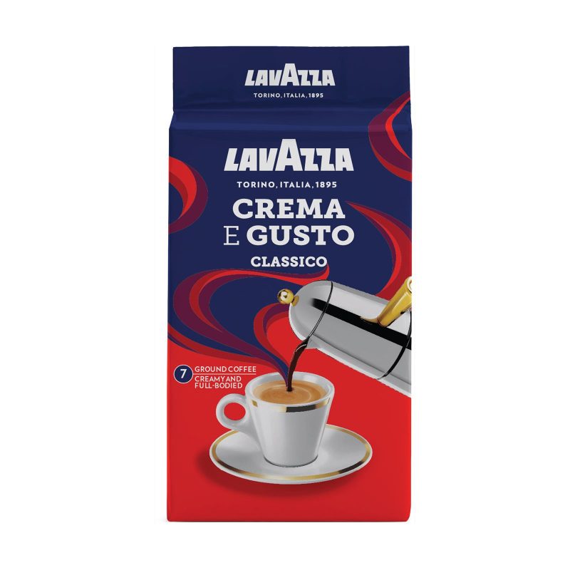 LAVAZZA καφές espresso Crema e Gusto αλεσμένος 250gr – Καφέδες