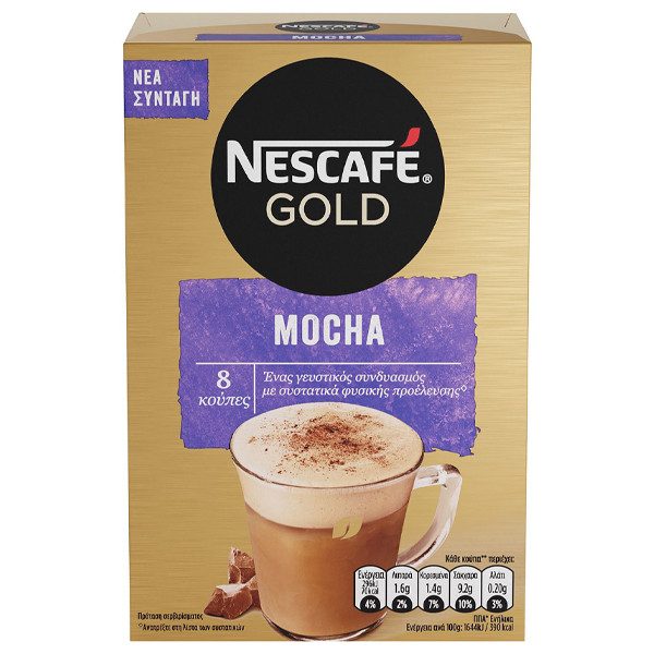 NESCAFE gold στιγμιαίος καφές σε sticks mocha 8x18gr – Καφέδες