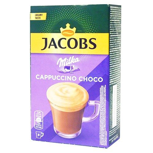 JACOBS καφές φακελάκια cappuccino choco milka 8τεμ – Καφέδες