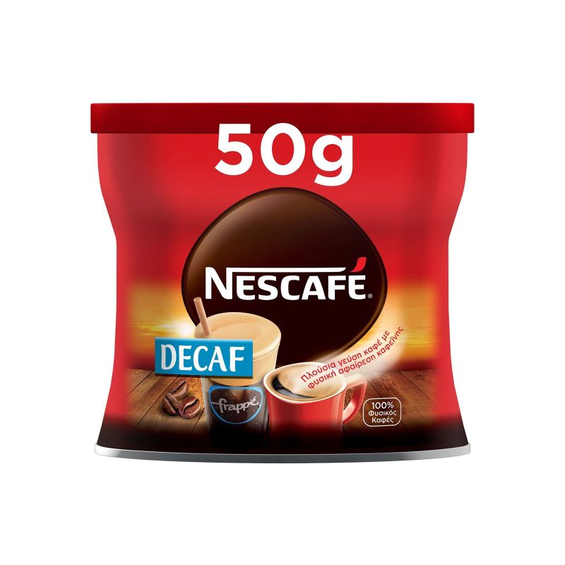 NESCAFE classic στιγμιαίος καφές ντεκαφεϊνέ 50gr – Καφέδες