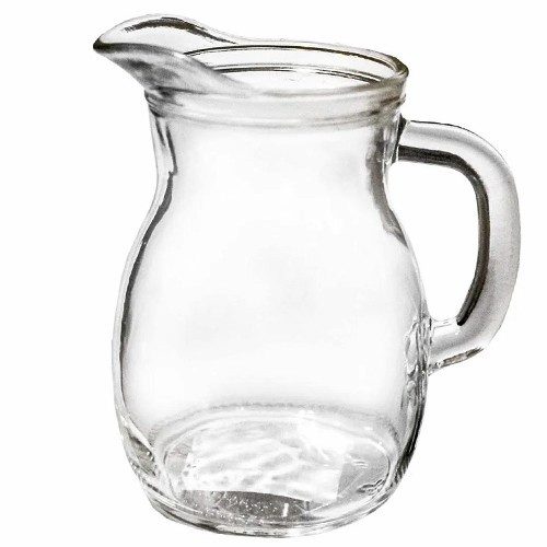UNIGLASS κανάτα λευκή bistrot 1lt 39012 – Κανάτες