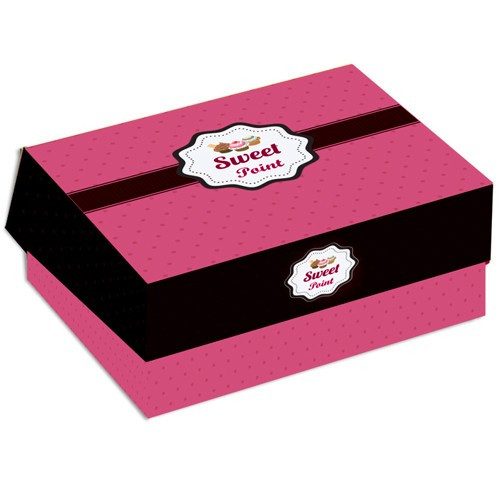 LUXURY κουτί ζαχαροπλαστείου sweet point no10 22x22x8cm 10kg – Κουτιά Τροφίμων μιας Χρήσης (Χονδρική)