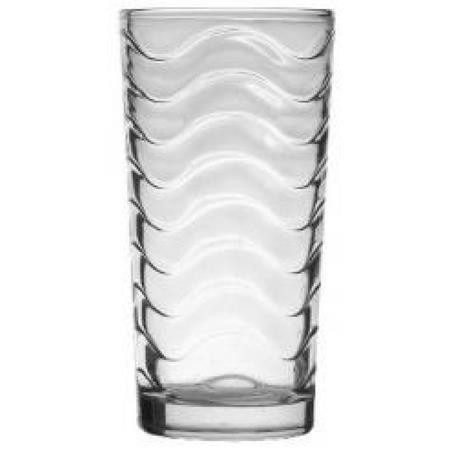 UNIGLASS ποτήρι γυάλινο νερού kyma 24,5cl 6τεμ 51051 – Ποτήρια